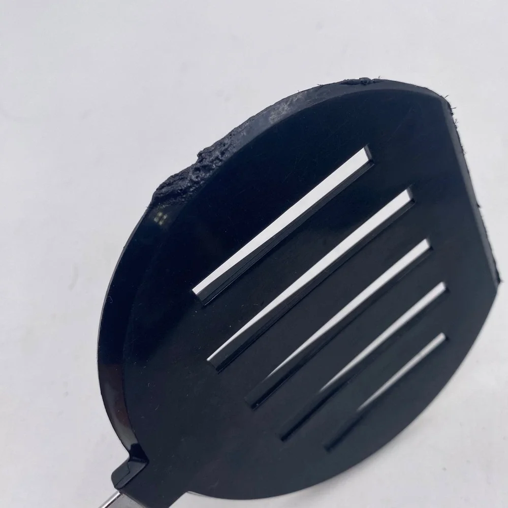 EKCO Black Nylon Slotted Turner Spatula Stainless Steel Handle 11.5